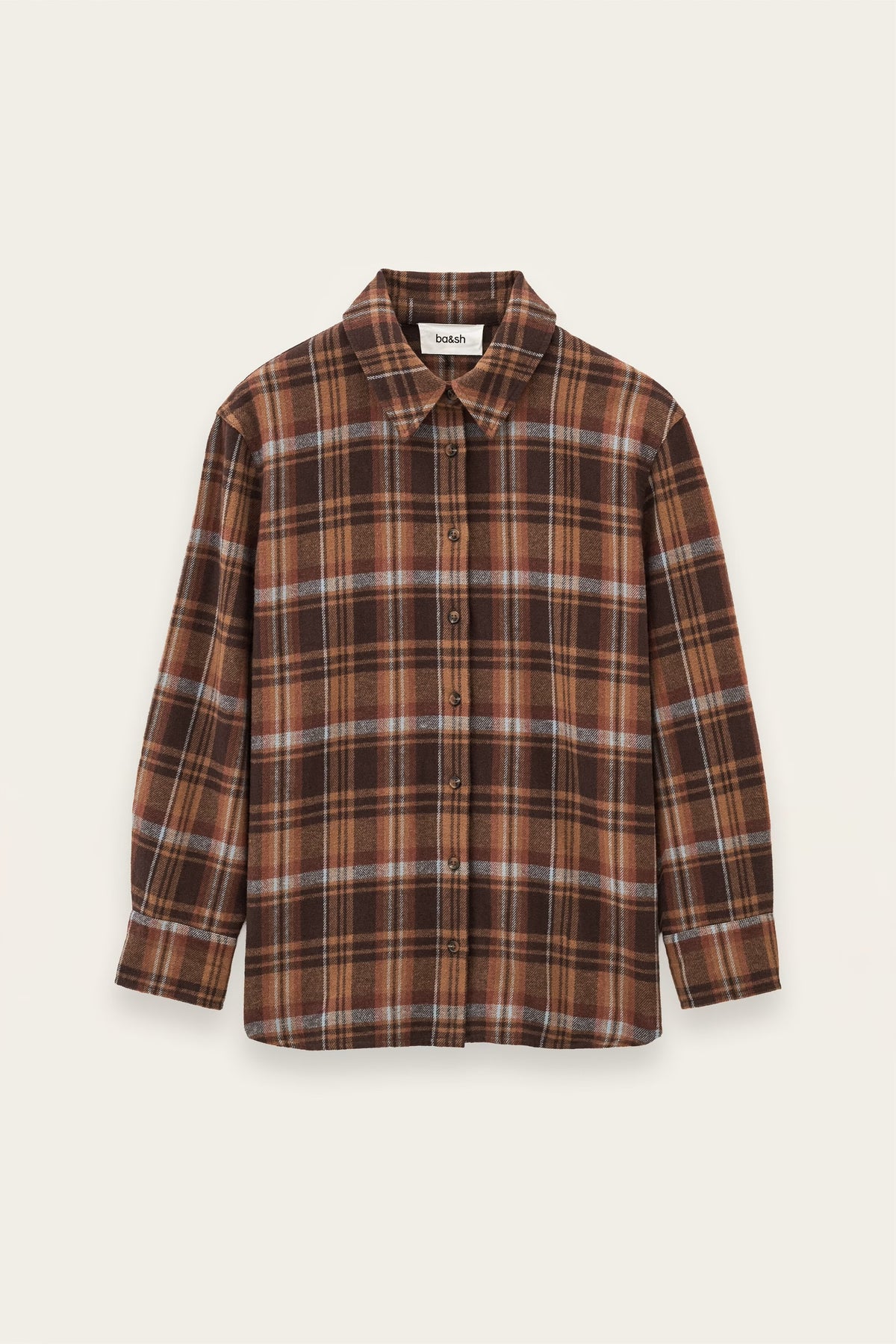 BA&SH BA&SH ROXEA SHIRT brique