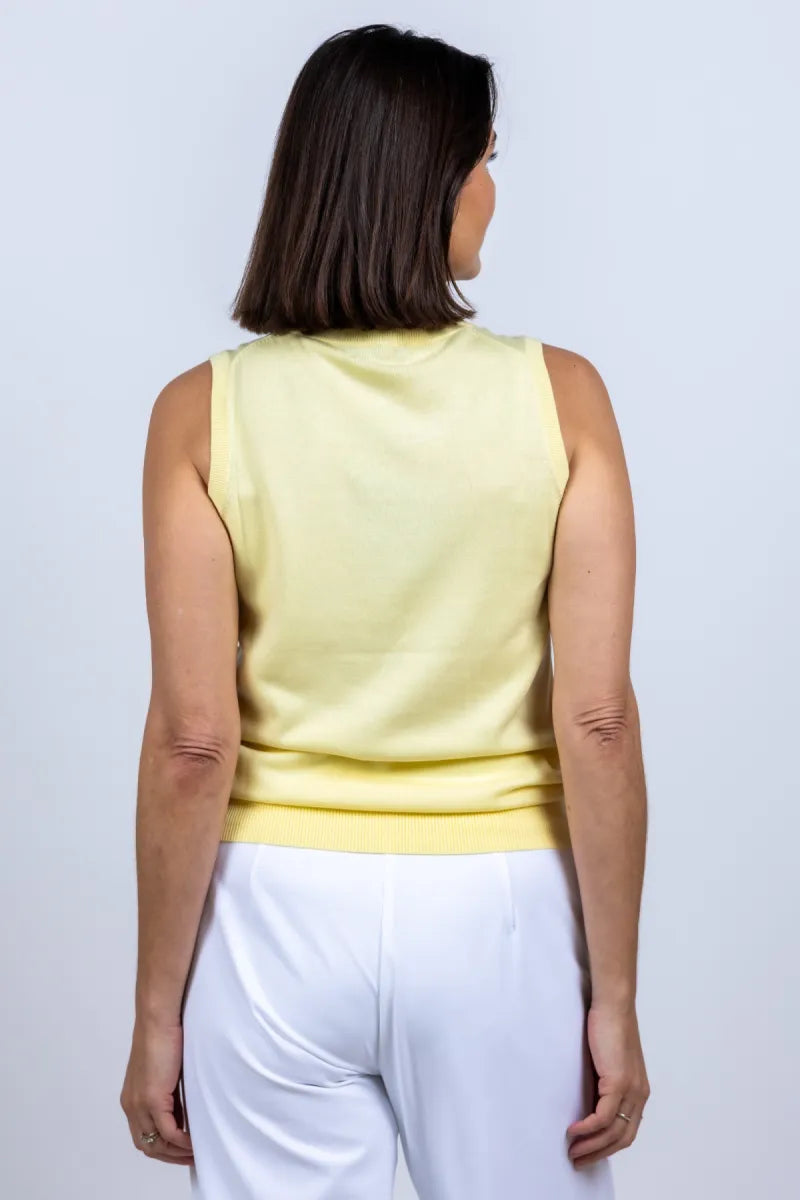 REPEAT REPEAT 400601 REPEAT 400601 Mouwloze top - Geel