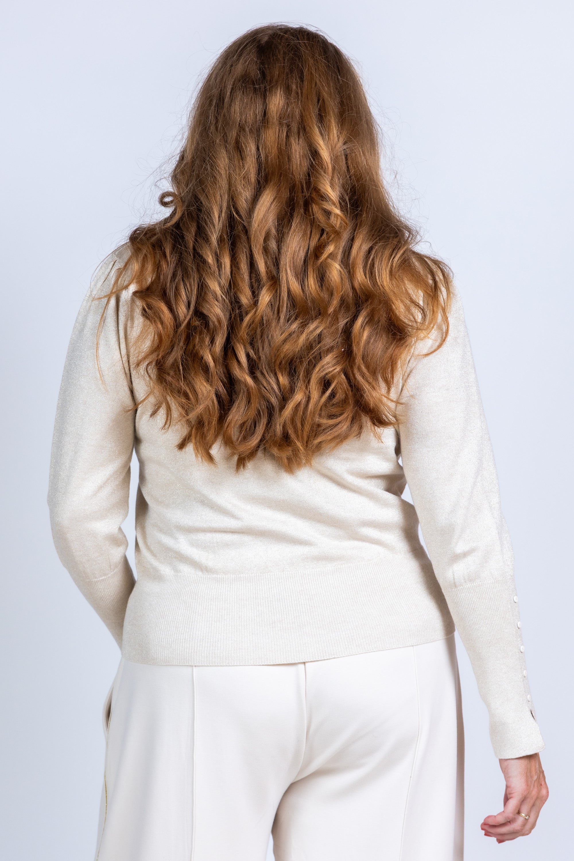 Coltrui met knopen - Beige