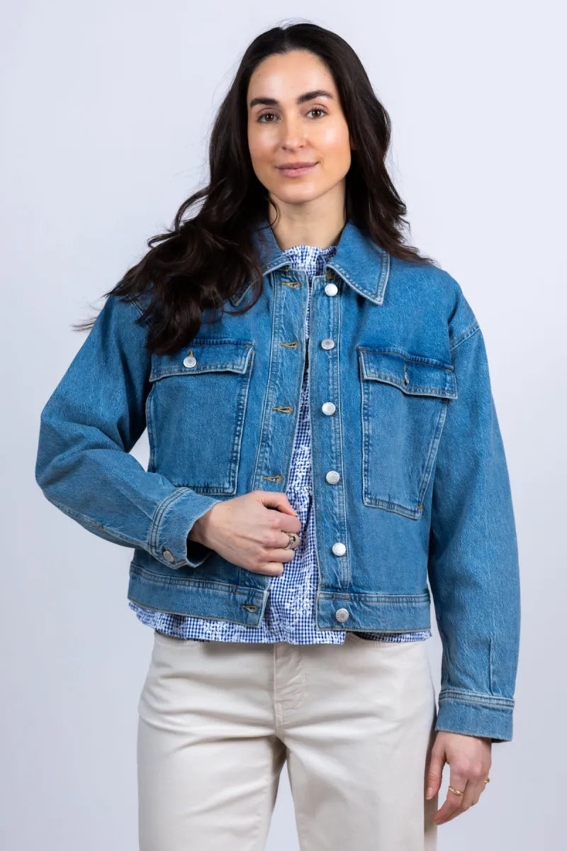CPH MUSE CPH MUSE 207363 anouk Spijkerjasje - Licht jeans