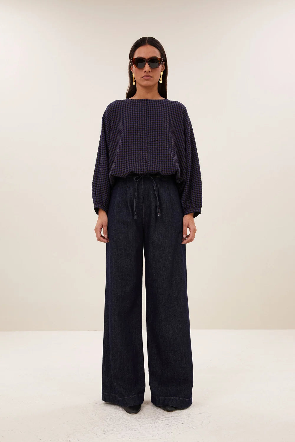 BY-BAR BY-BAR GAYA BLOUSE marine
