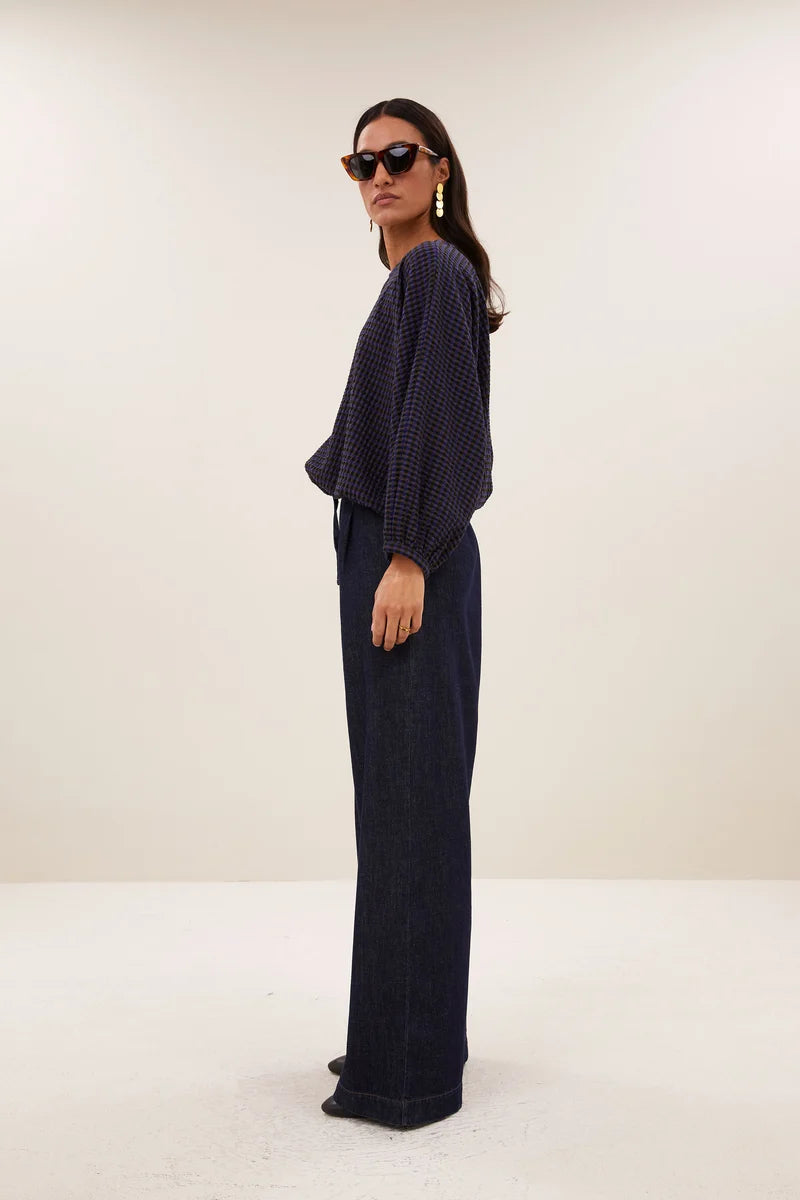 BY-BAR BY-BAR GAYA BLOUSE marine