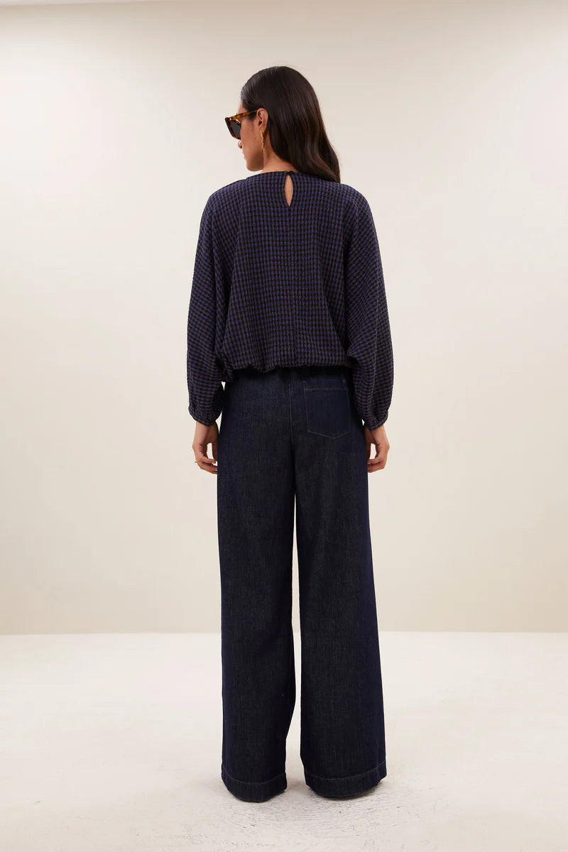 BY-BAR BY-BAR GAYA BLOUSE marine