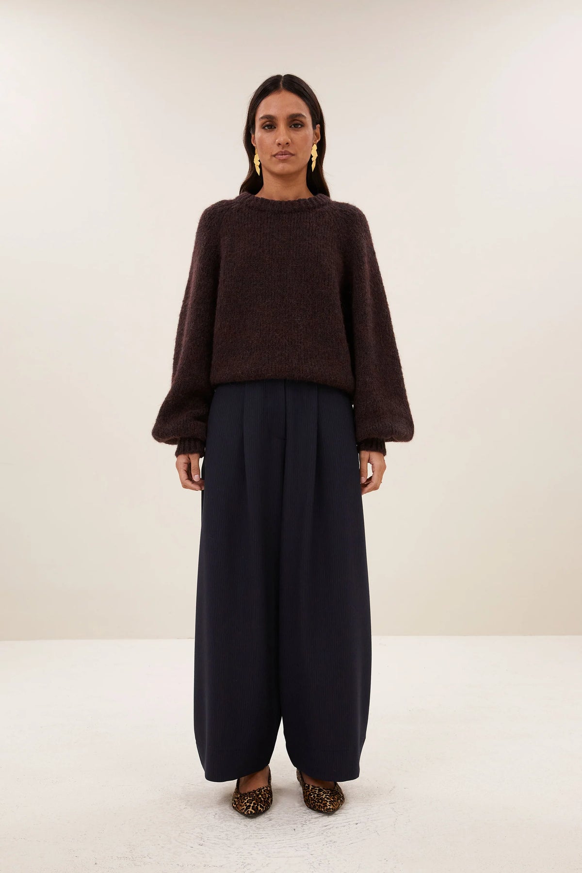 BY-BAR BY-BAR LUCIA PULLOVER bruin