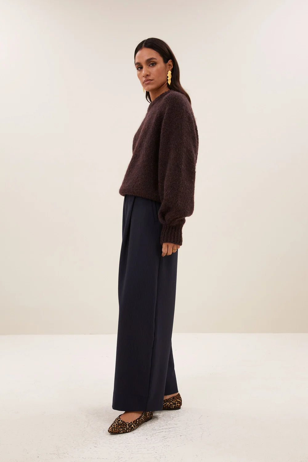 BY-BAR BY-BAR LUCIA PULLOVER bruin