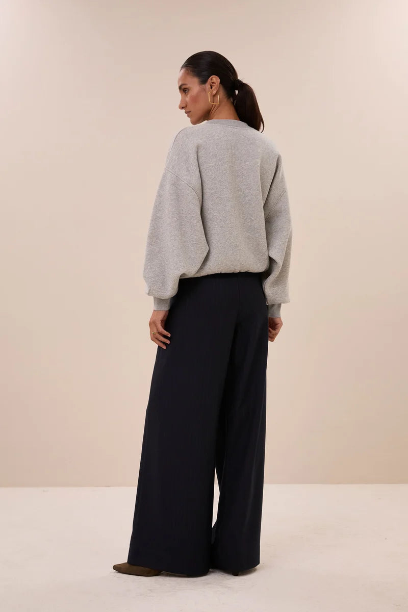 BY-BAR BY-BAR MIMI SWEATER middengrijs