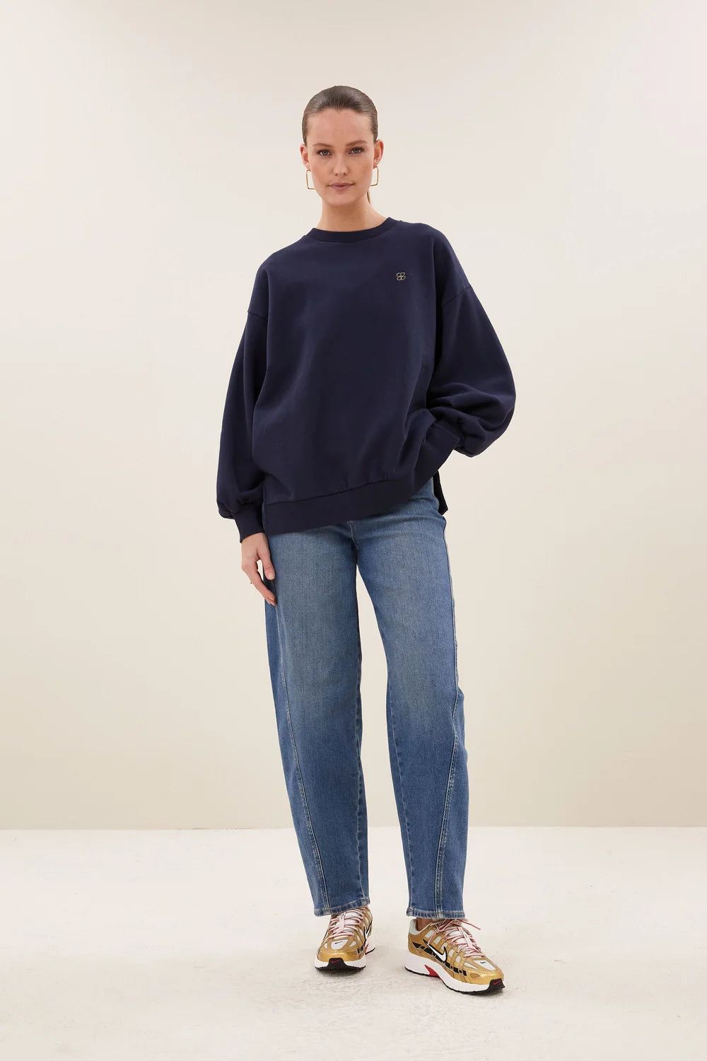 BY-BAR BY-BAR LILI LONG SWEATER marine