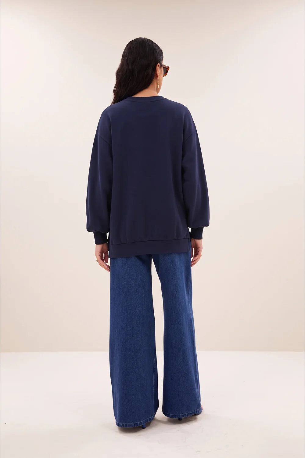 BY-BAR BY-BAR LILI LONG SWEATER marine