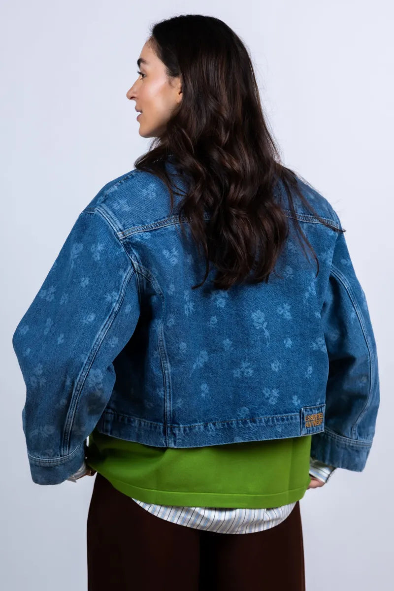 ESSENTIEL ANTWERP ESSENTIEL ANTWERP JASS Denim jack met print - Jeans