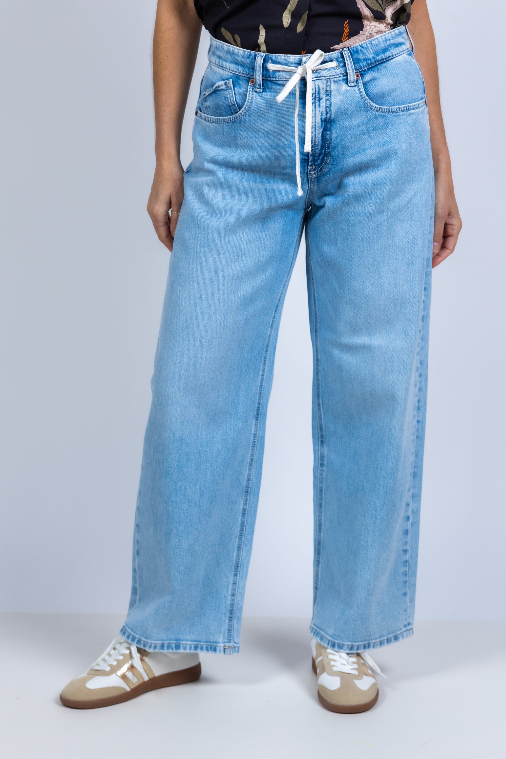 Jeans met wijde pijpen - Licht jeans