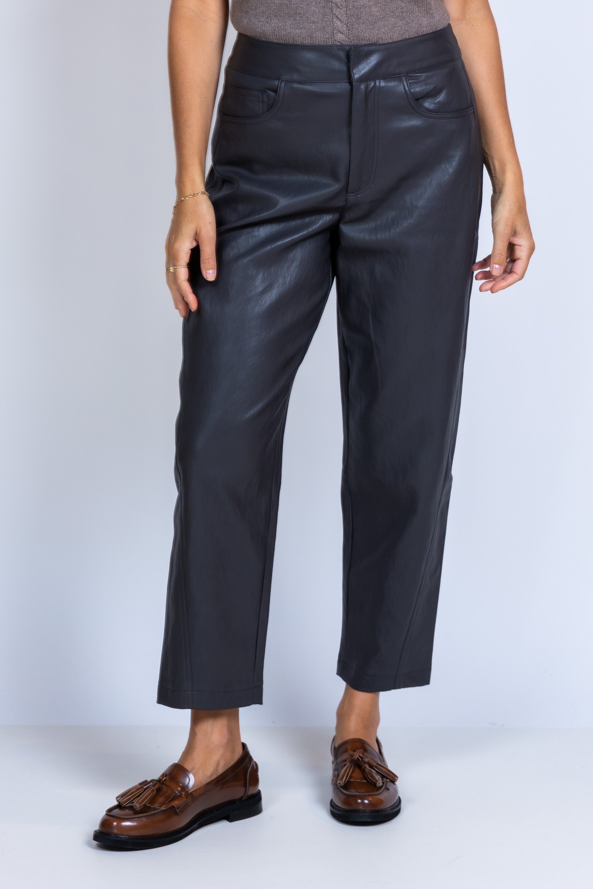 Broek van leer - Olifantbruin
