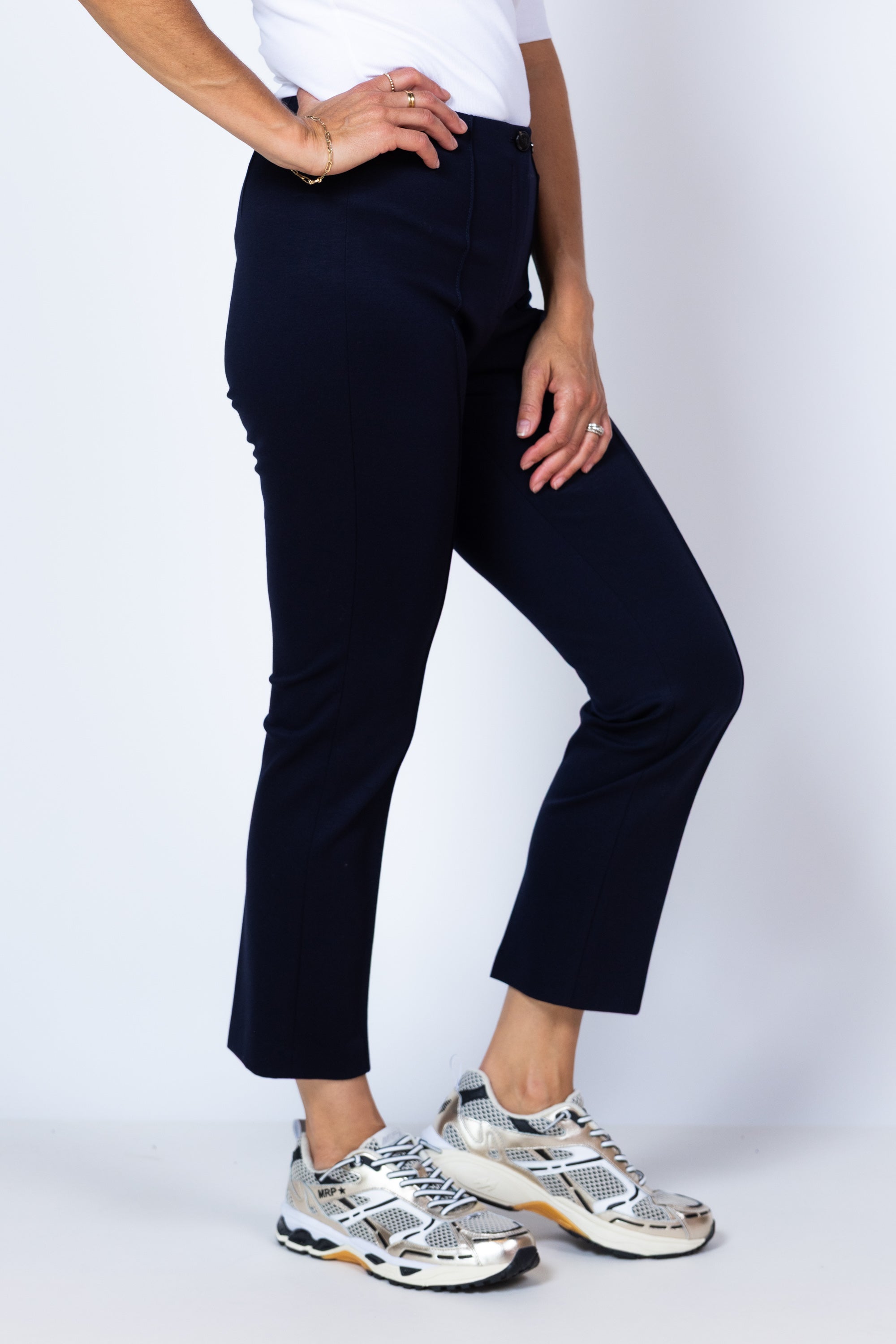 Broek met steekzakken - Marine