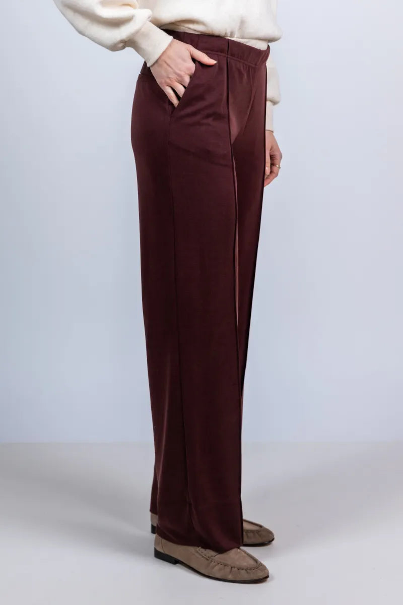 JC SOPHIE Broek met rechte pijpen - Burgundy