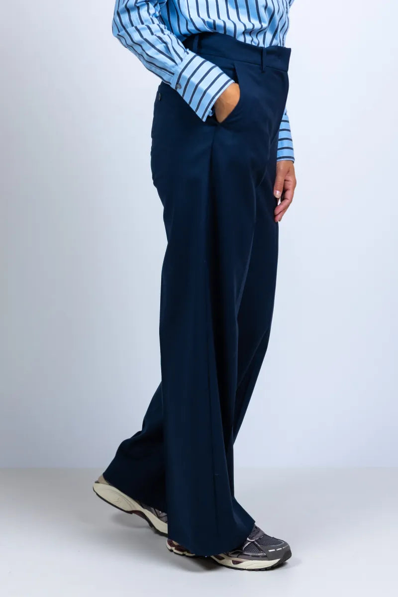 WEEKEND BY MAX MARA WEEKEND BY MAX MARA VISIVO Wijde pantalon - Marine