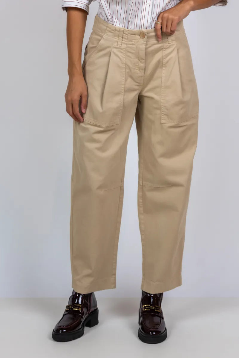 CAMBIO CAMBIO 7667-X229.01 Broek met zakken - Zand