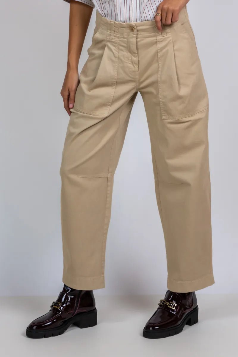 CAMBIO CAMBIO 7667-X229.01 Broek met zakken - Zand