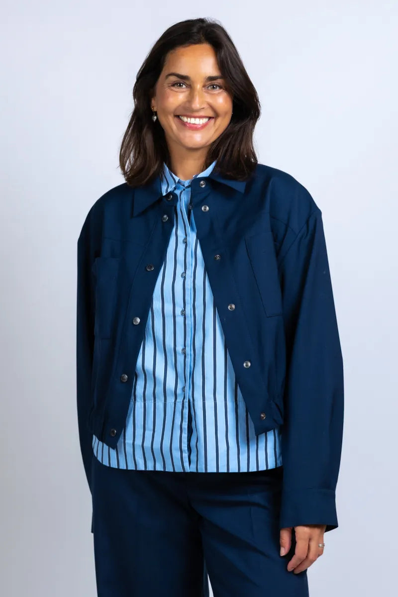 WEEKEND BY MAX MARA WEEKEND BY MAX MARA DECANO Kort jasje - Marine