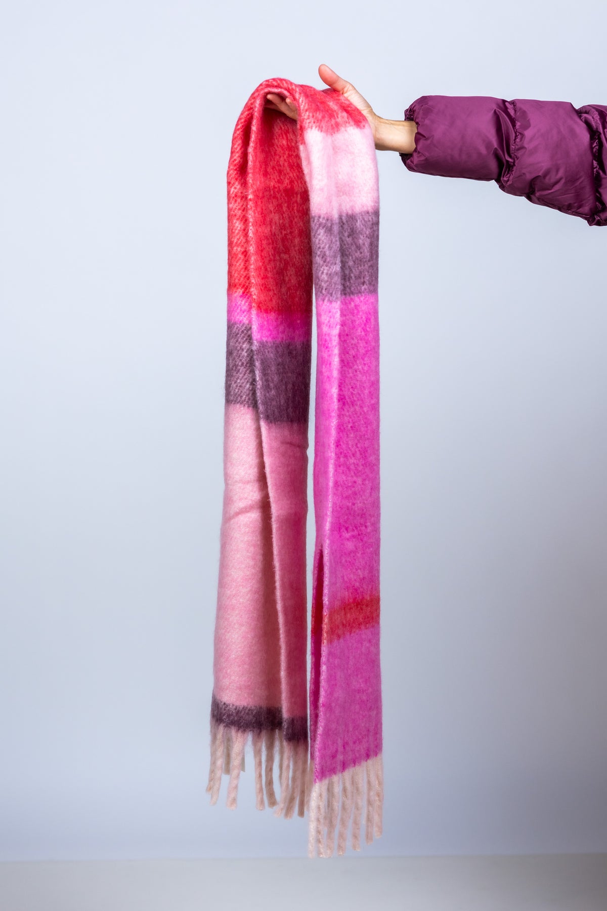 BECKSONDERGAARD BECKSONDERGAARD STRIPE BARTLETTA pink/cyclaam