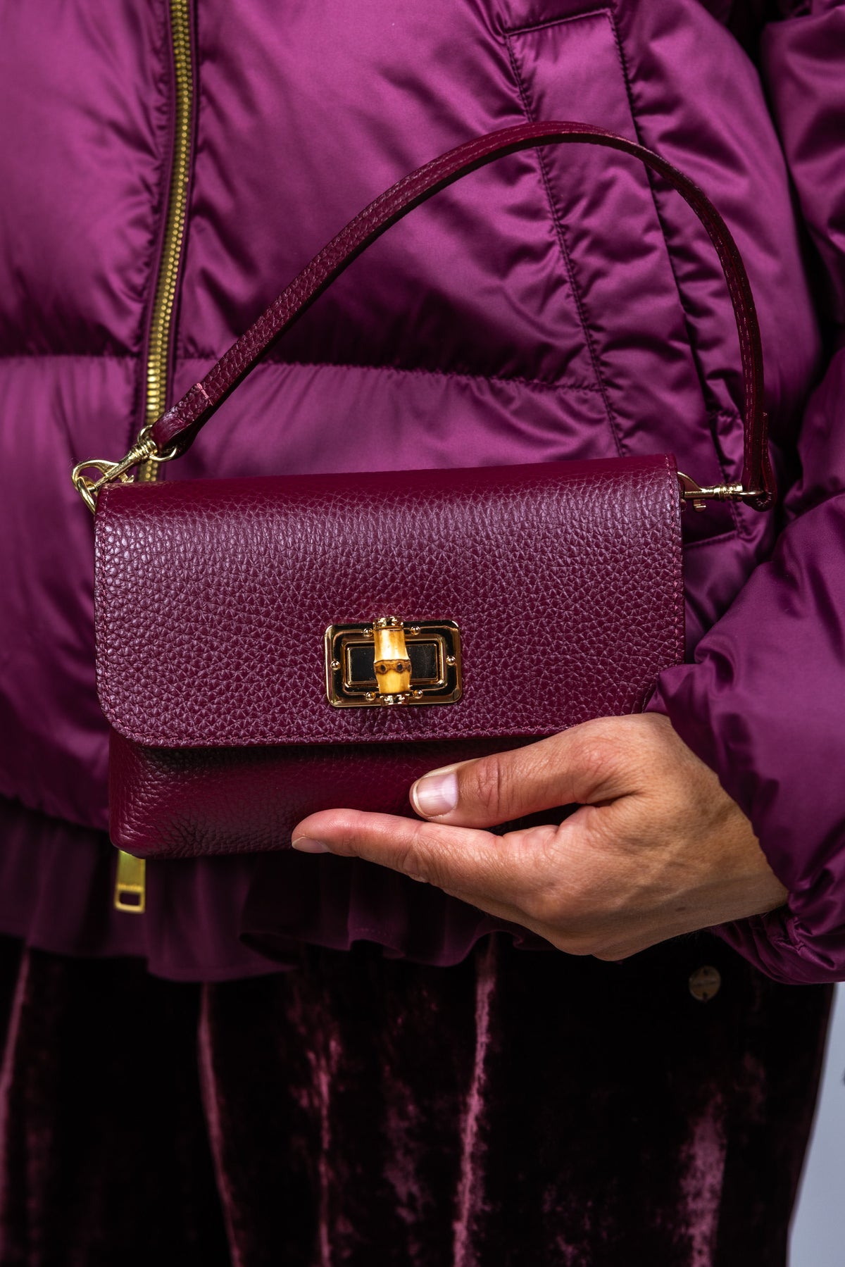 COMUNQUE COMUNQUE BAMBOO donkerbordeaux