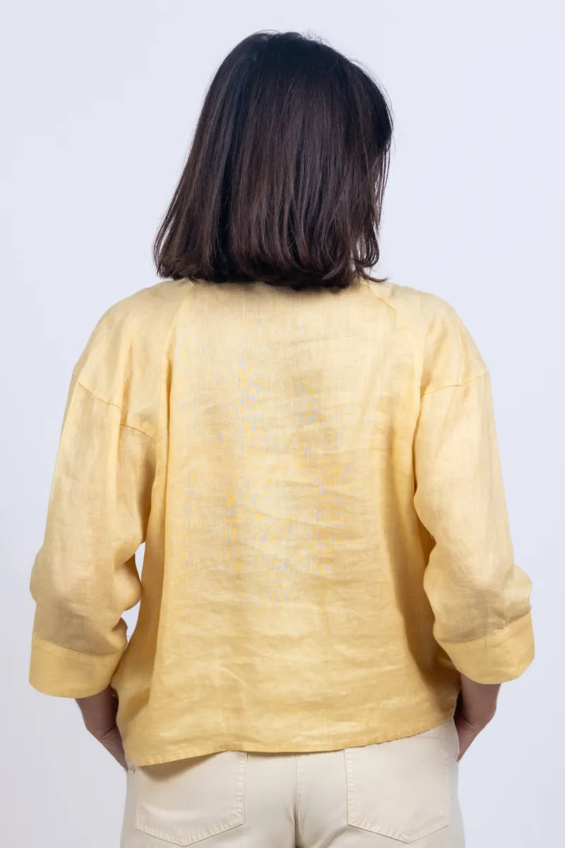 JC SOPHIE JC SOPHIE LAURENCE Blouse met knopen - Geel