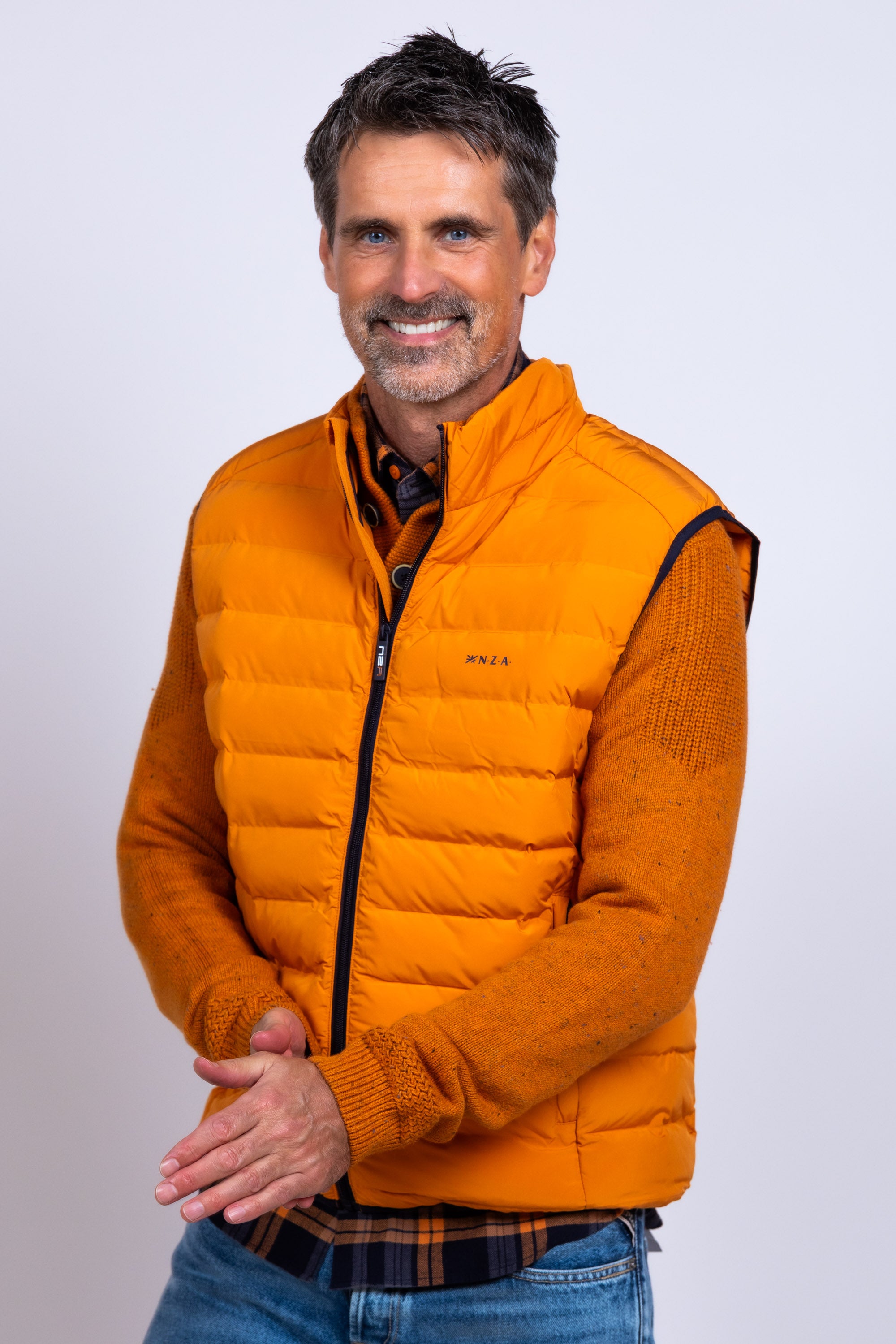 Gewatteerde bodywarmer - Oranje