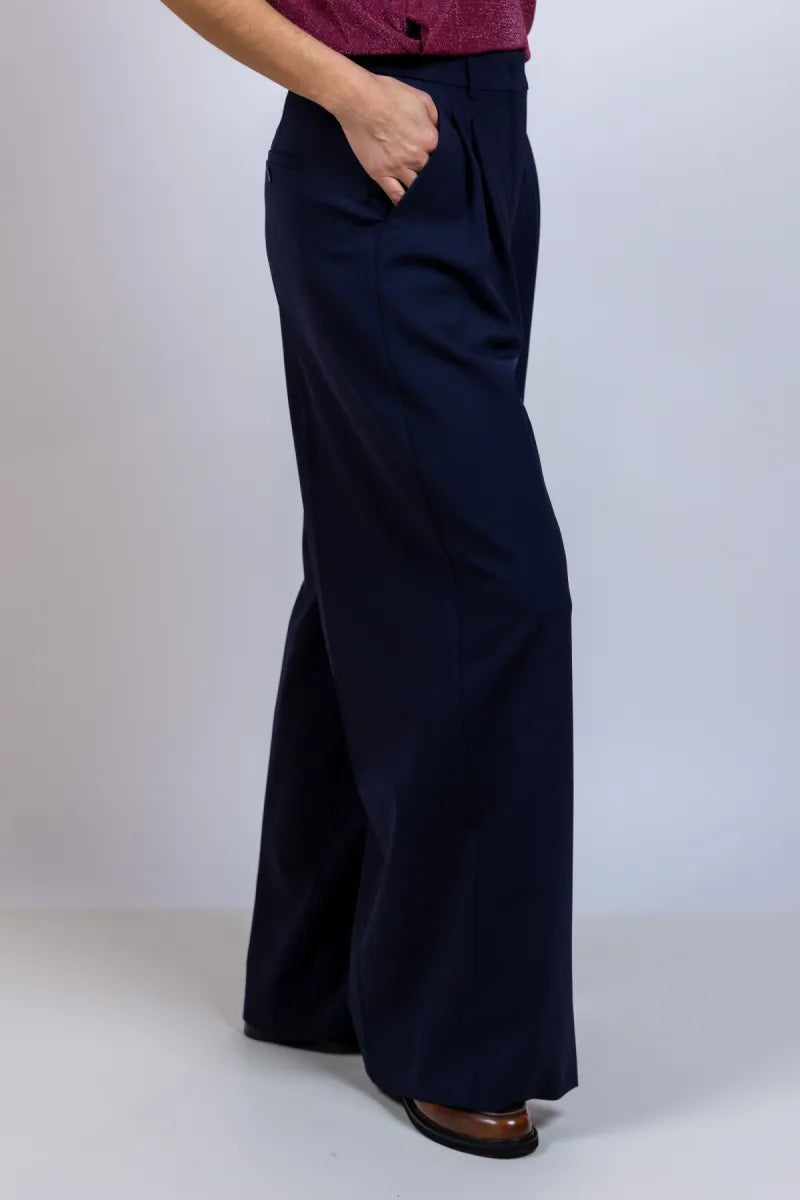 WEEKEND BY MAX MARA WEEKEND BY MAX MARA ASTA WEEKEND BY MAX MARA ASTA Wijde pantalon - Marine