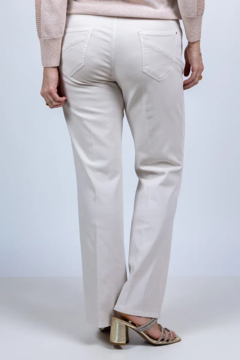 GARDEUR DAMES GARDEUR DAMES ZURI126-80731 Broek met rechte pijpen - Beige
