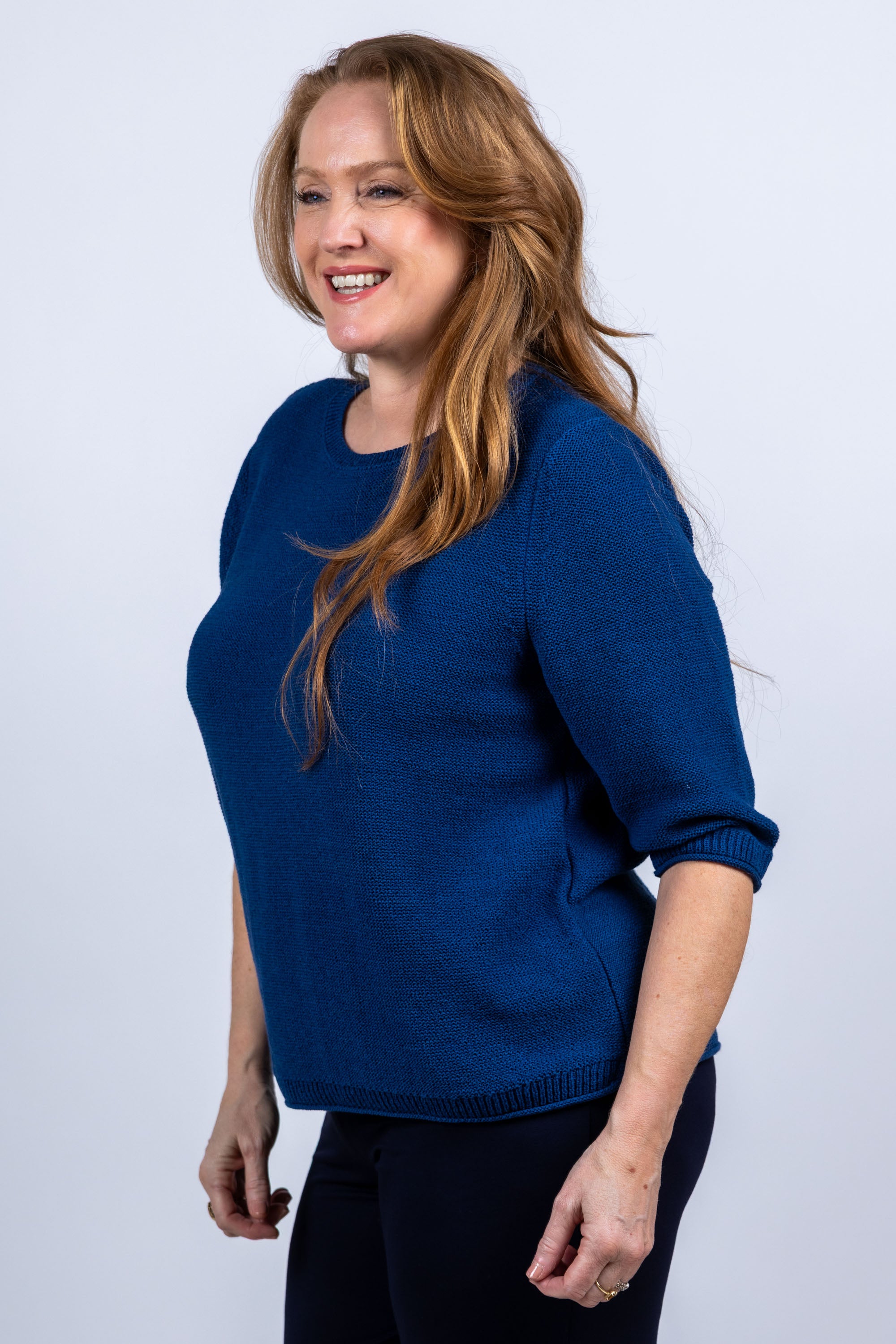 Trui met ronde hals - Inkt