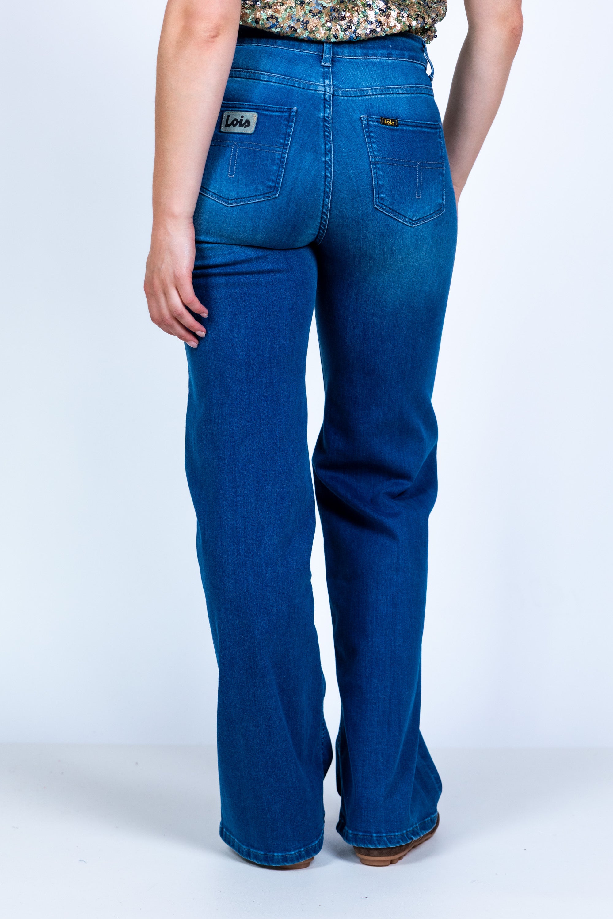 Jeans met wijde pijpen - Jeans
