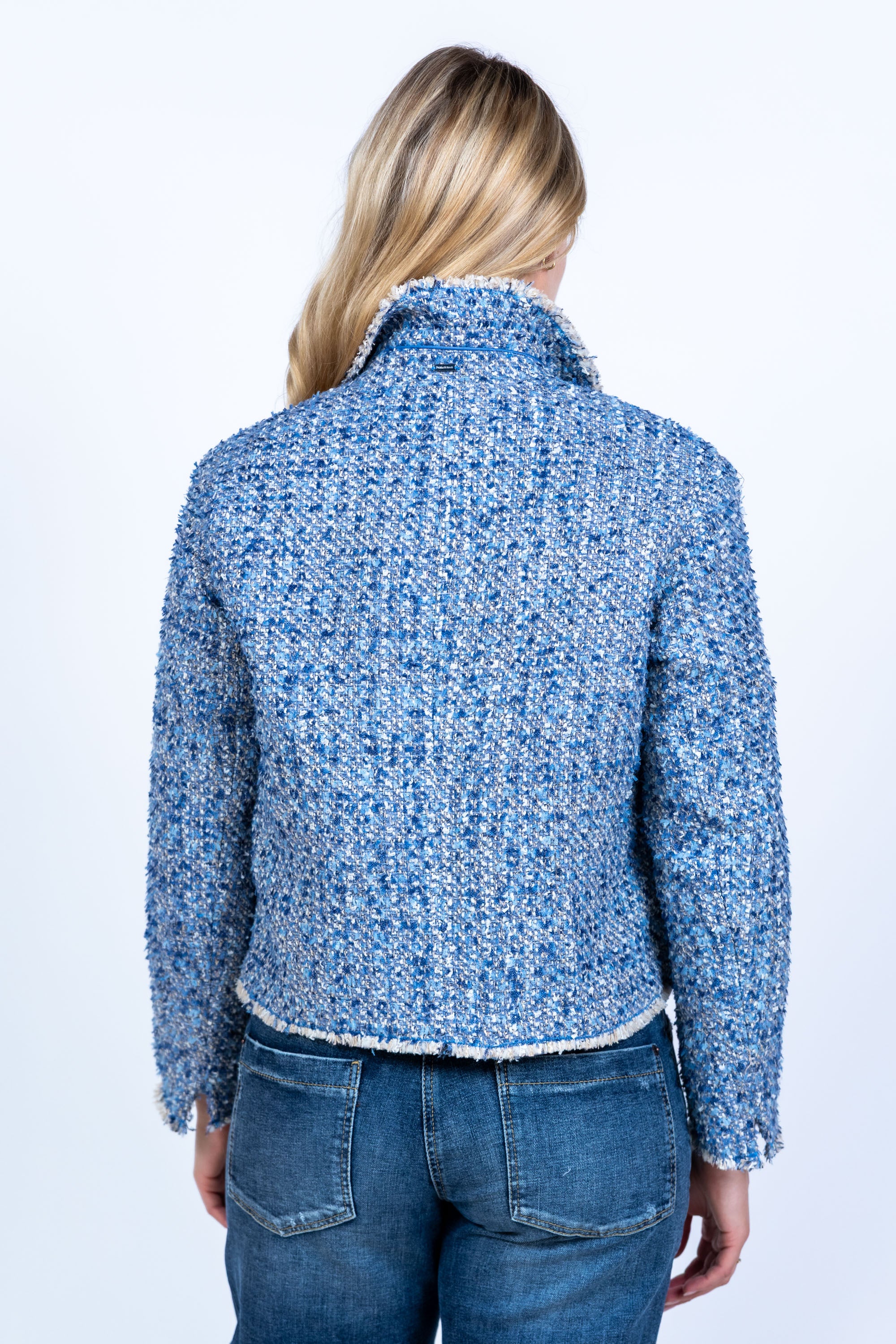 Jasje met knopen - French blue