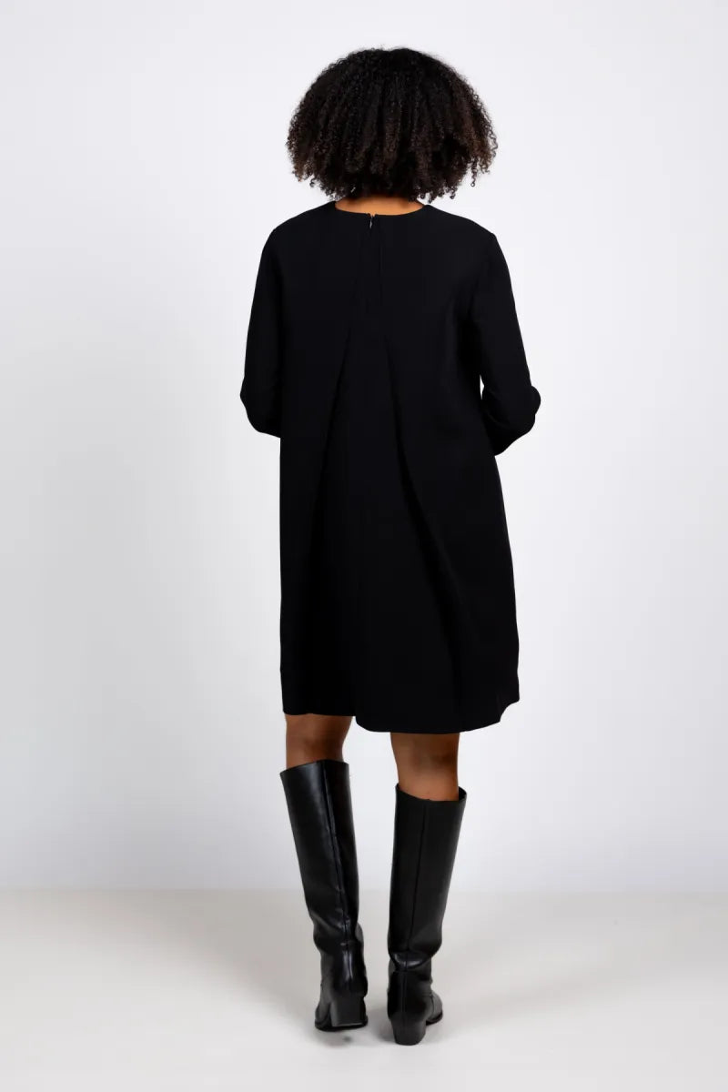 SEMICOUTURE SEMICOUTURE Y6WL12 Jurk met lange mouwen - Zwart