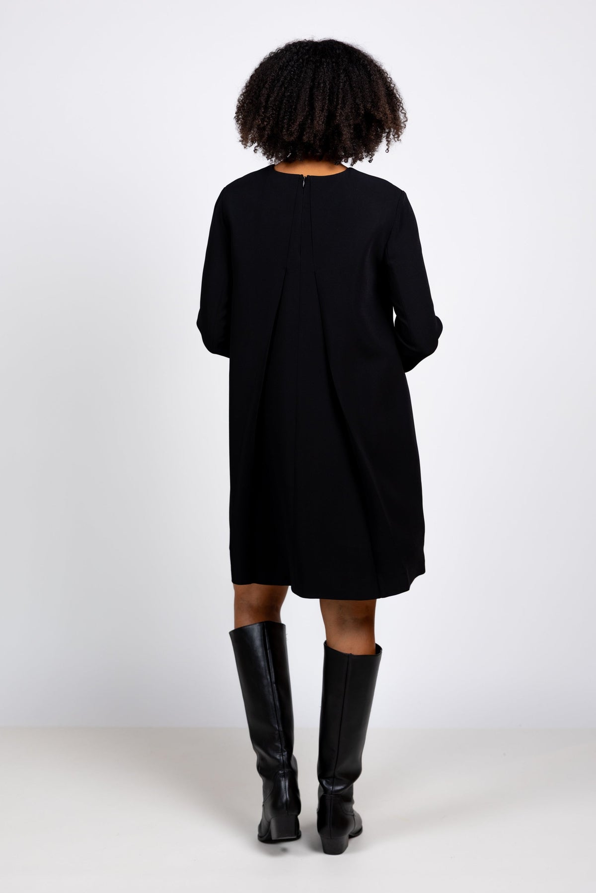 SEMICOUTURE SEMICOUTURE Y6WL12 Jurk met lange mouwen - Zwart