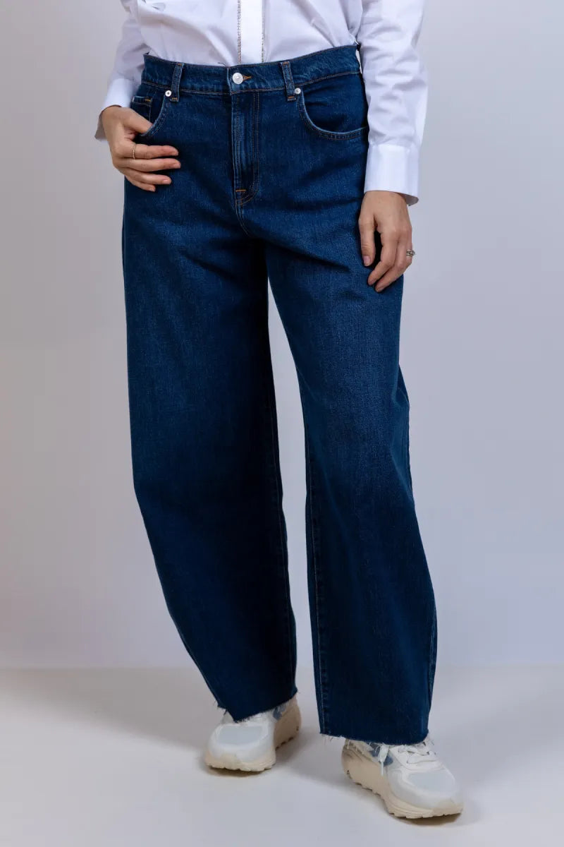FOR ALL MANKIND FOR ALL MANKIND Bonnie curvilinear Jeans met balloonfit - Jeans