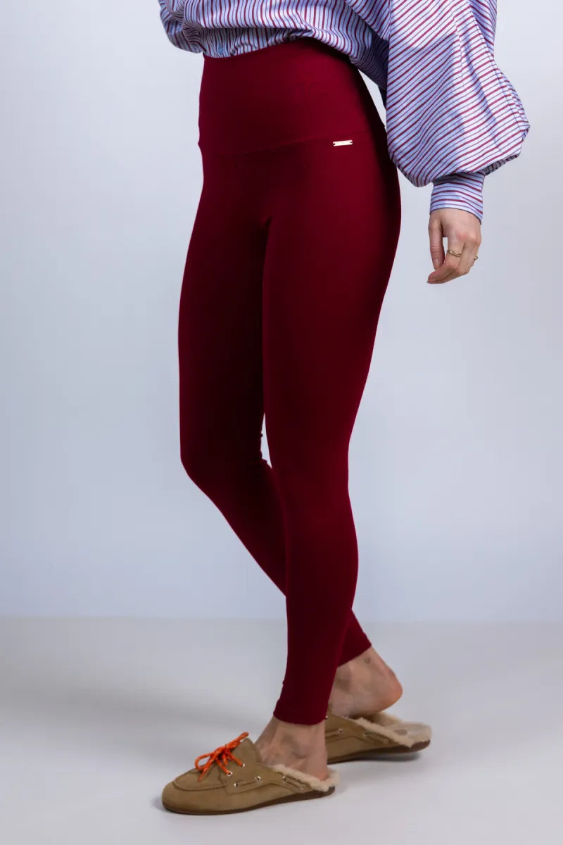 DEBLON SPORTS DEBLON SPORTS CLASSIC LE2610101 Legging met hoge taille - Donkerrood
