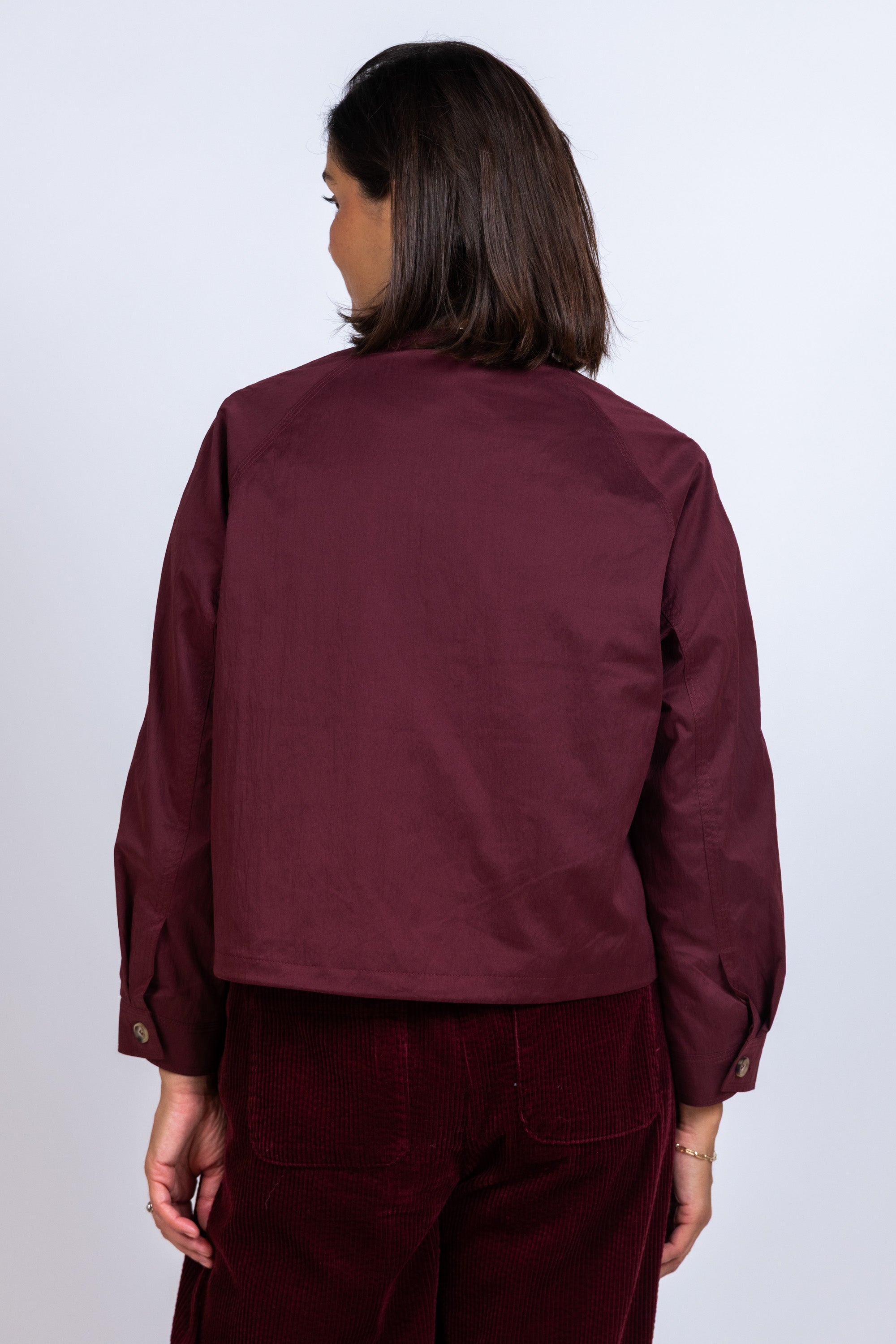 Jasje met zakken - Burgundy