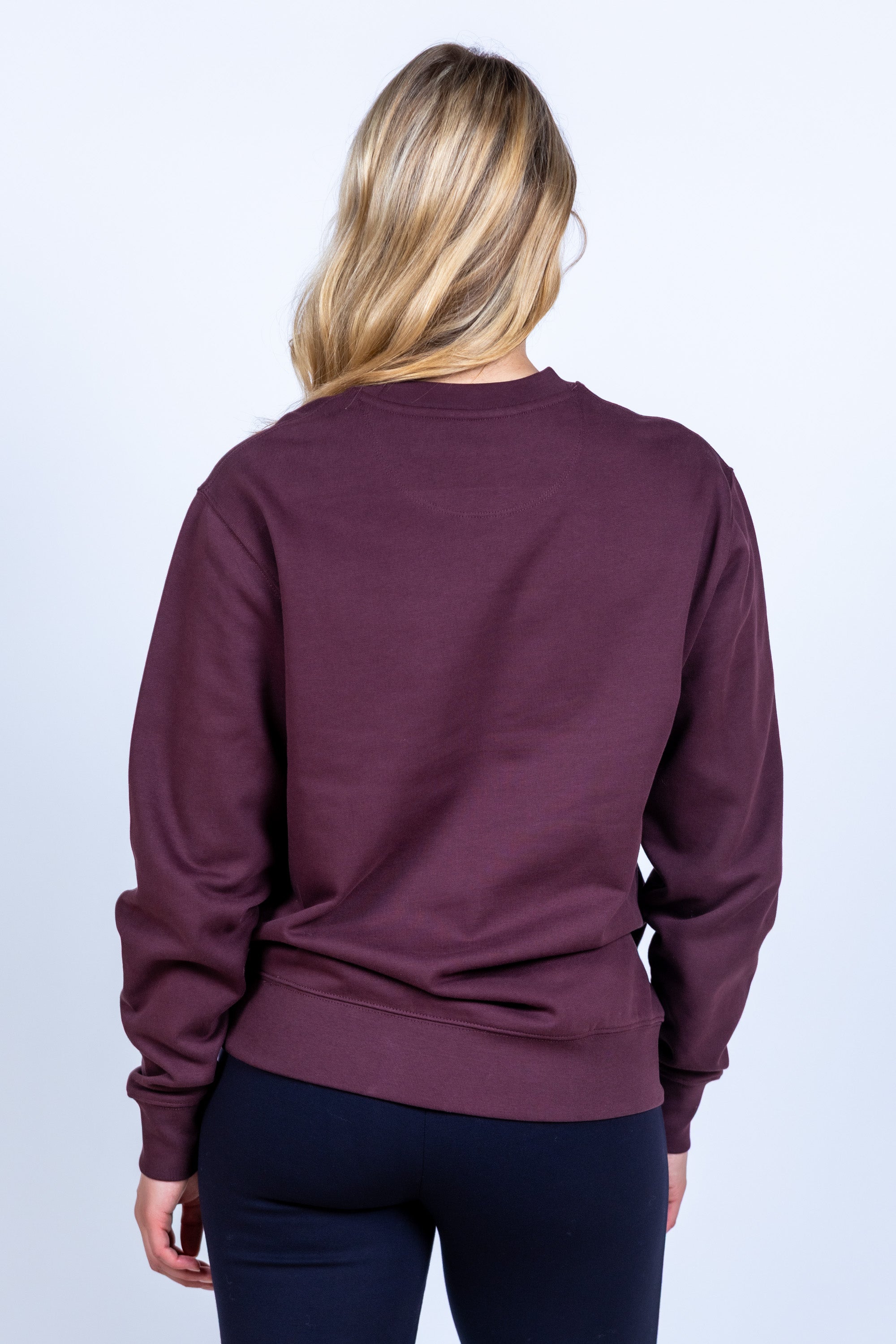 Sweater met print - Burgundy