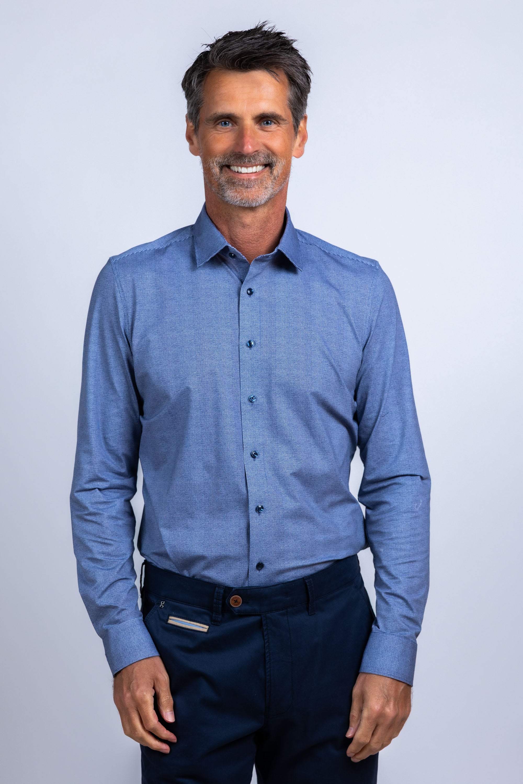 Overhemd met knopen - Inkt