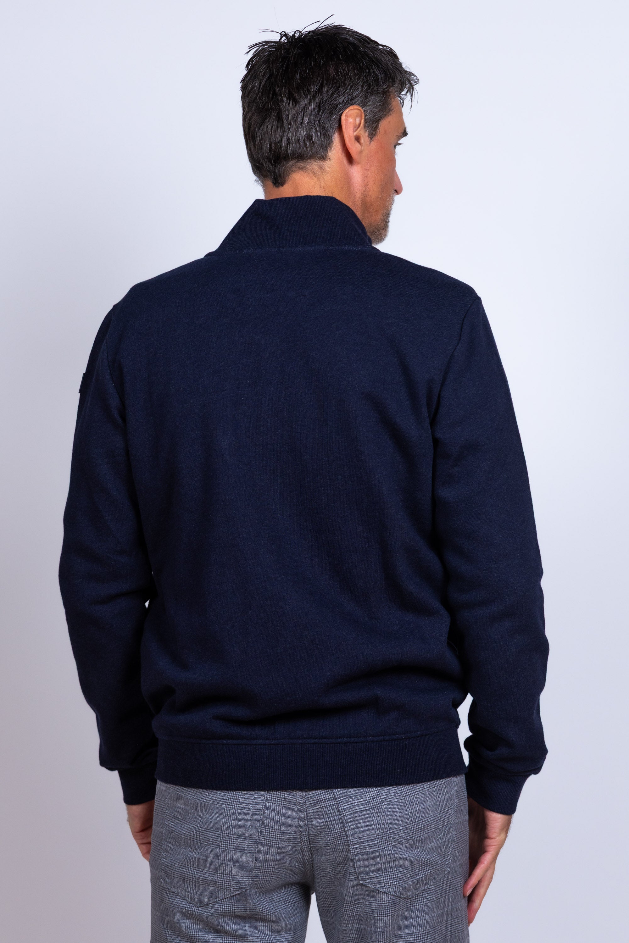 Vest met rits - Marine