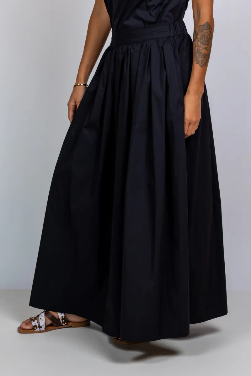 OBJECT OBJECT PAIGE SKIRT Rok met plooien - Zwart