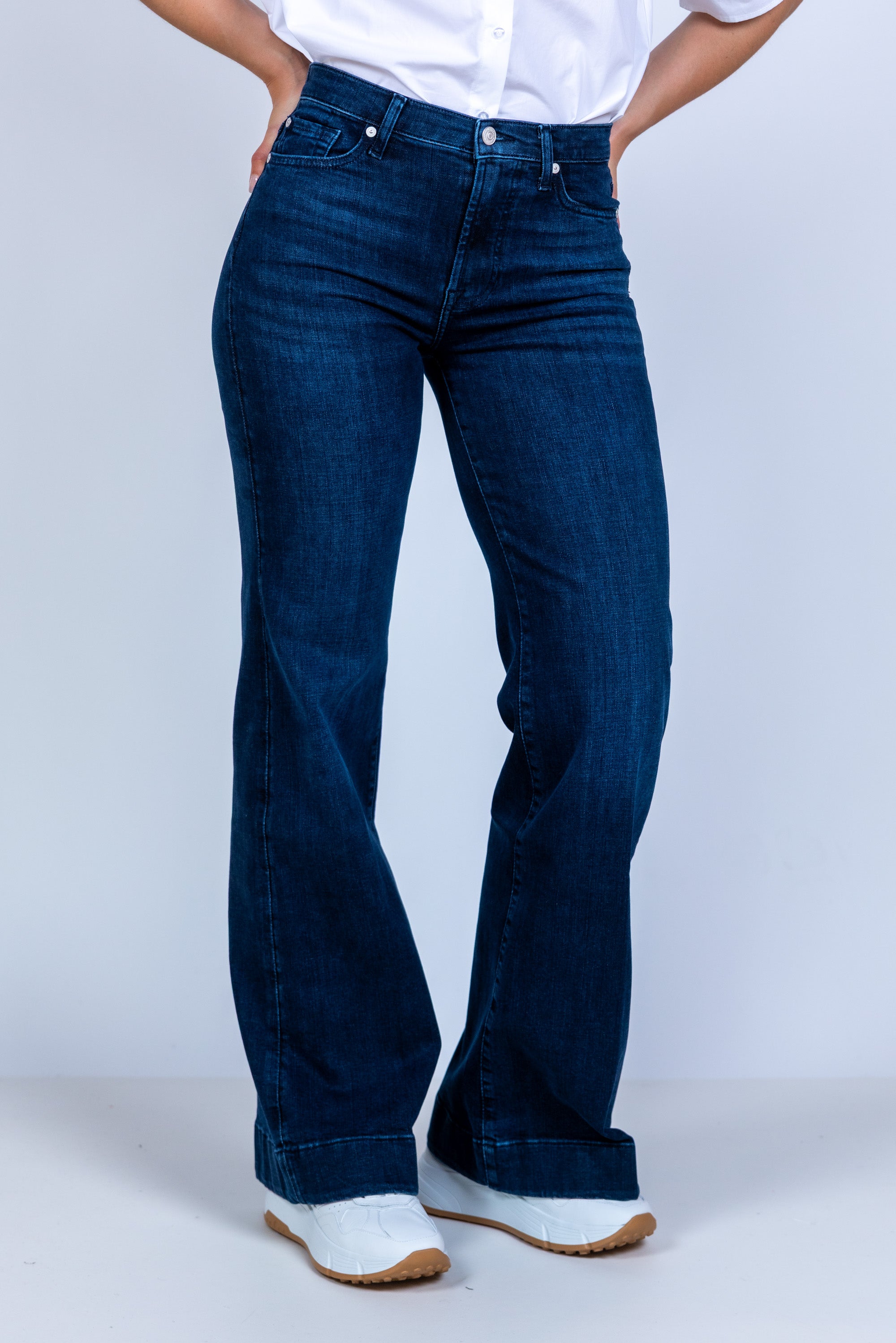 Jeans met wijde pijpen - Jeans