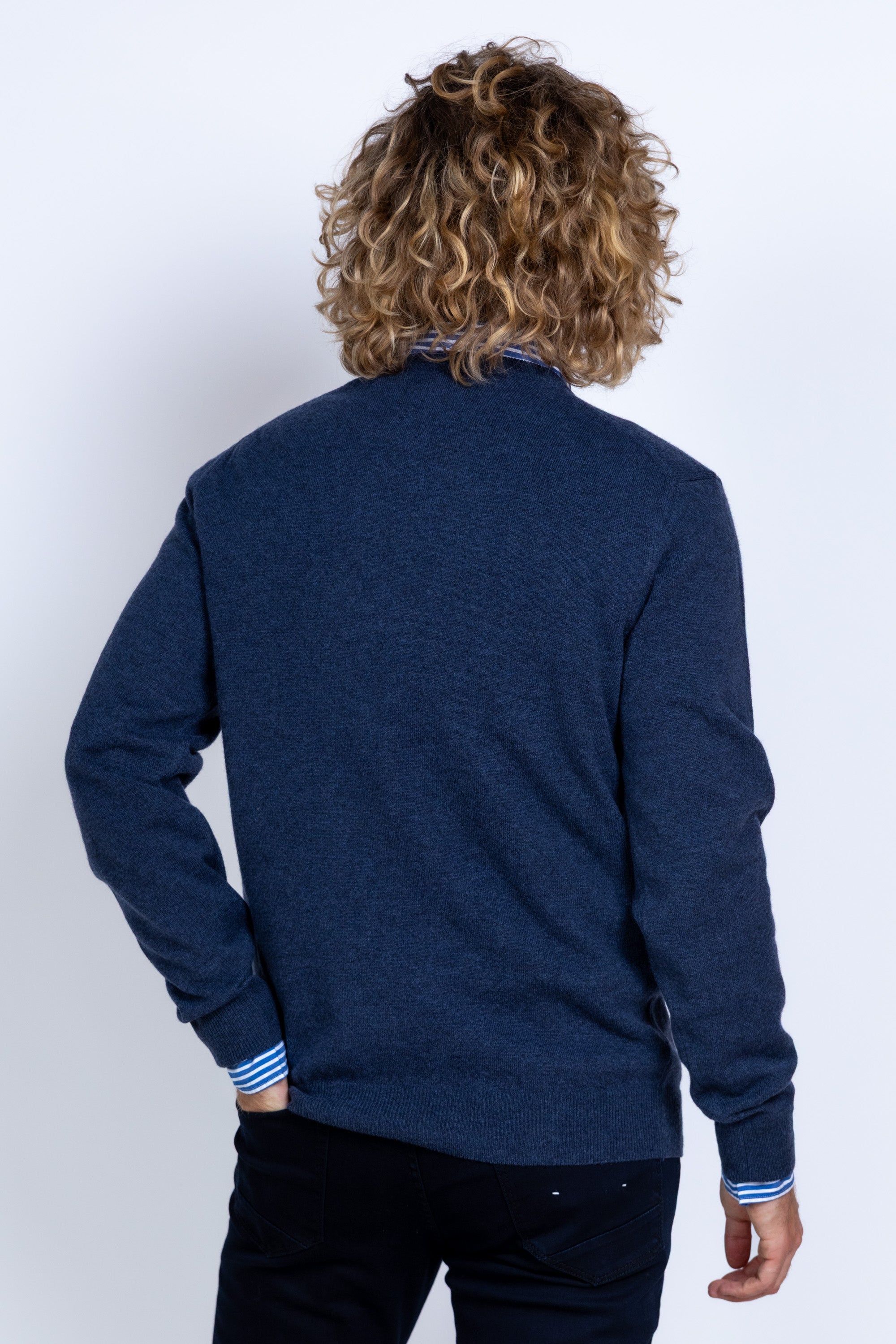 Trui met ronde hals - Inkt