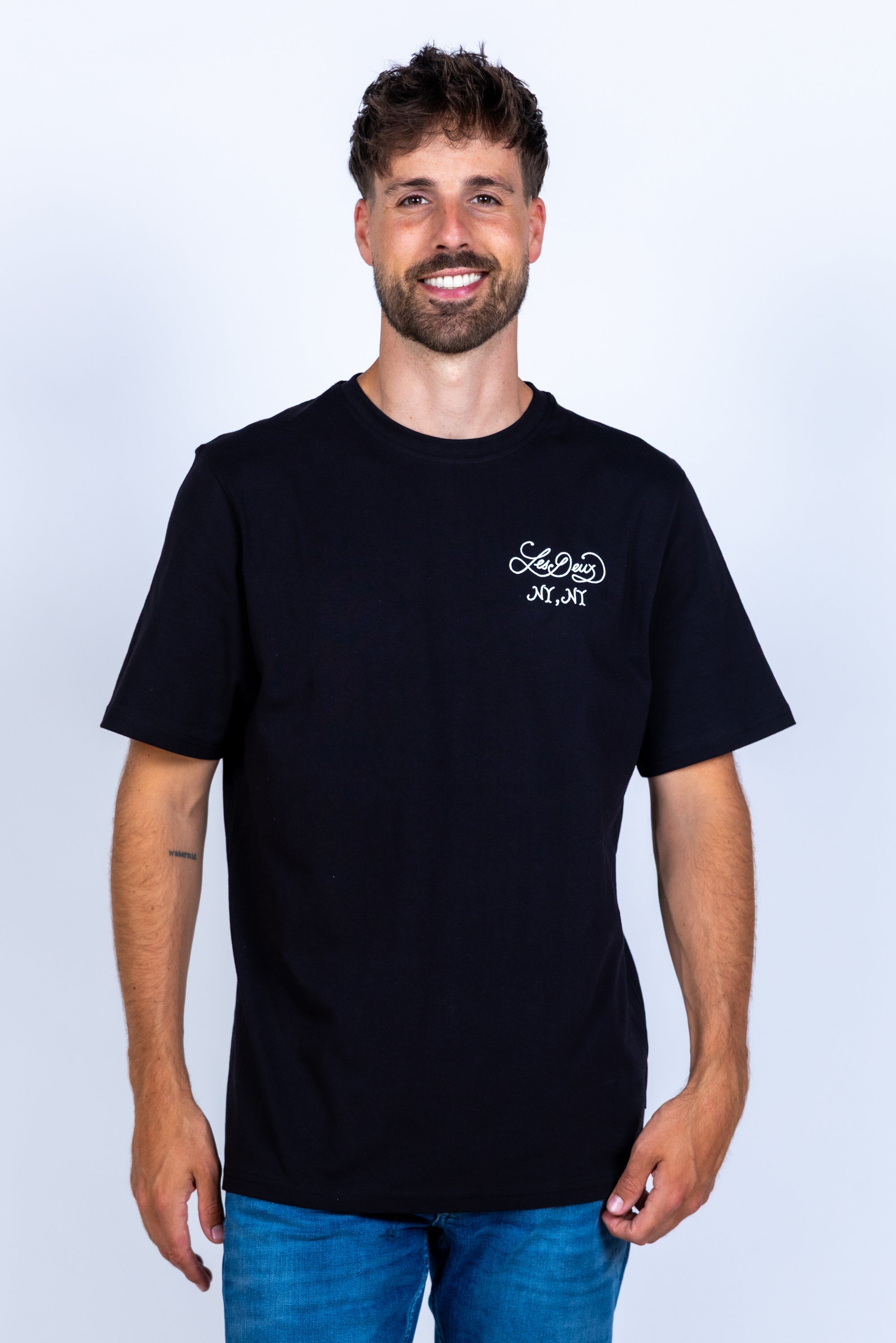 T-shirt met print - Zwart