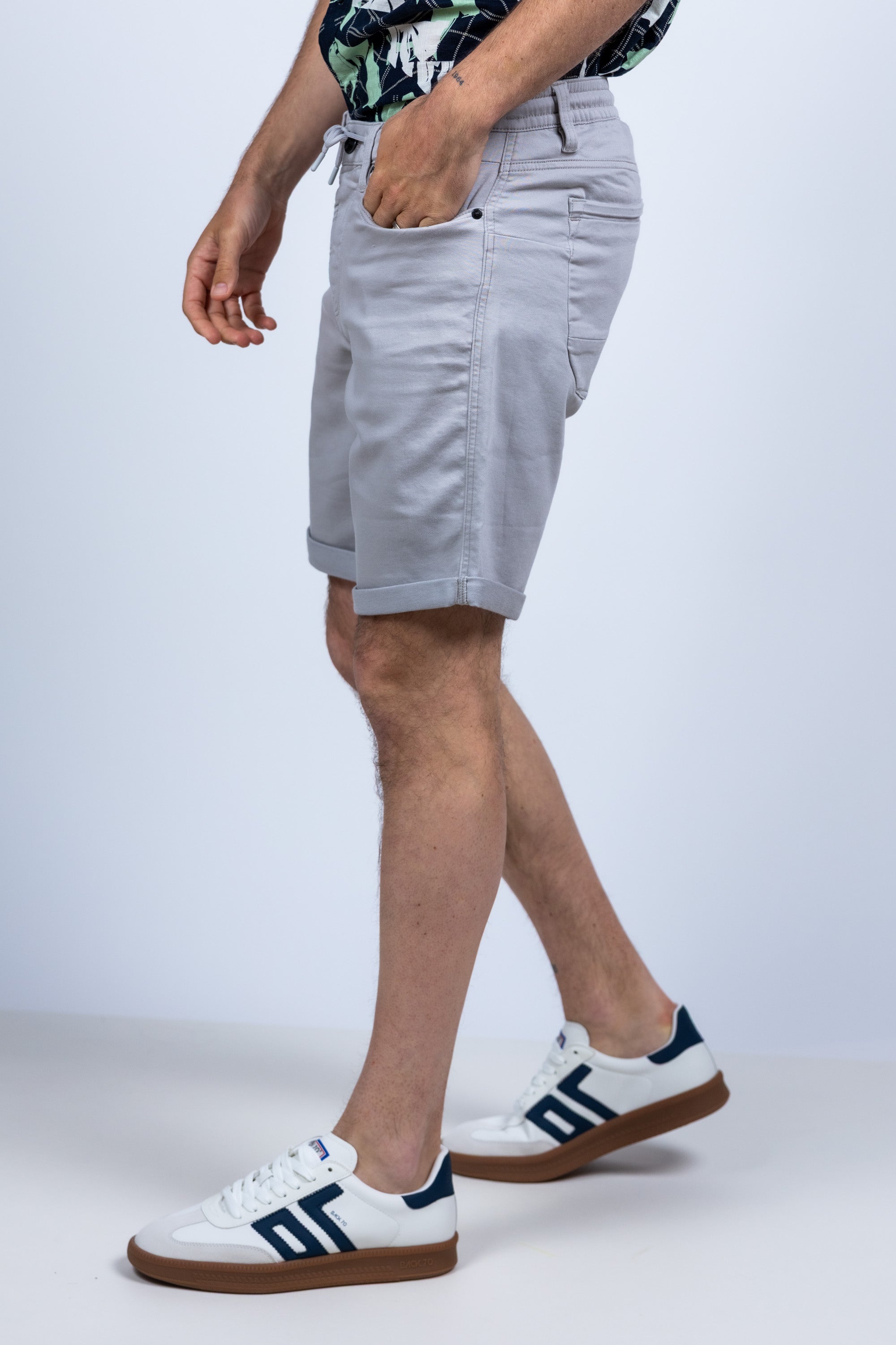 Korte broek met omslag - Kit
