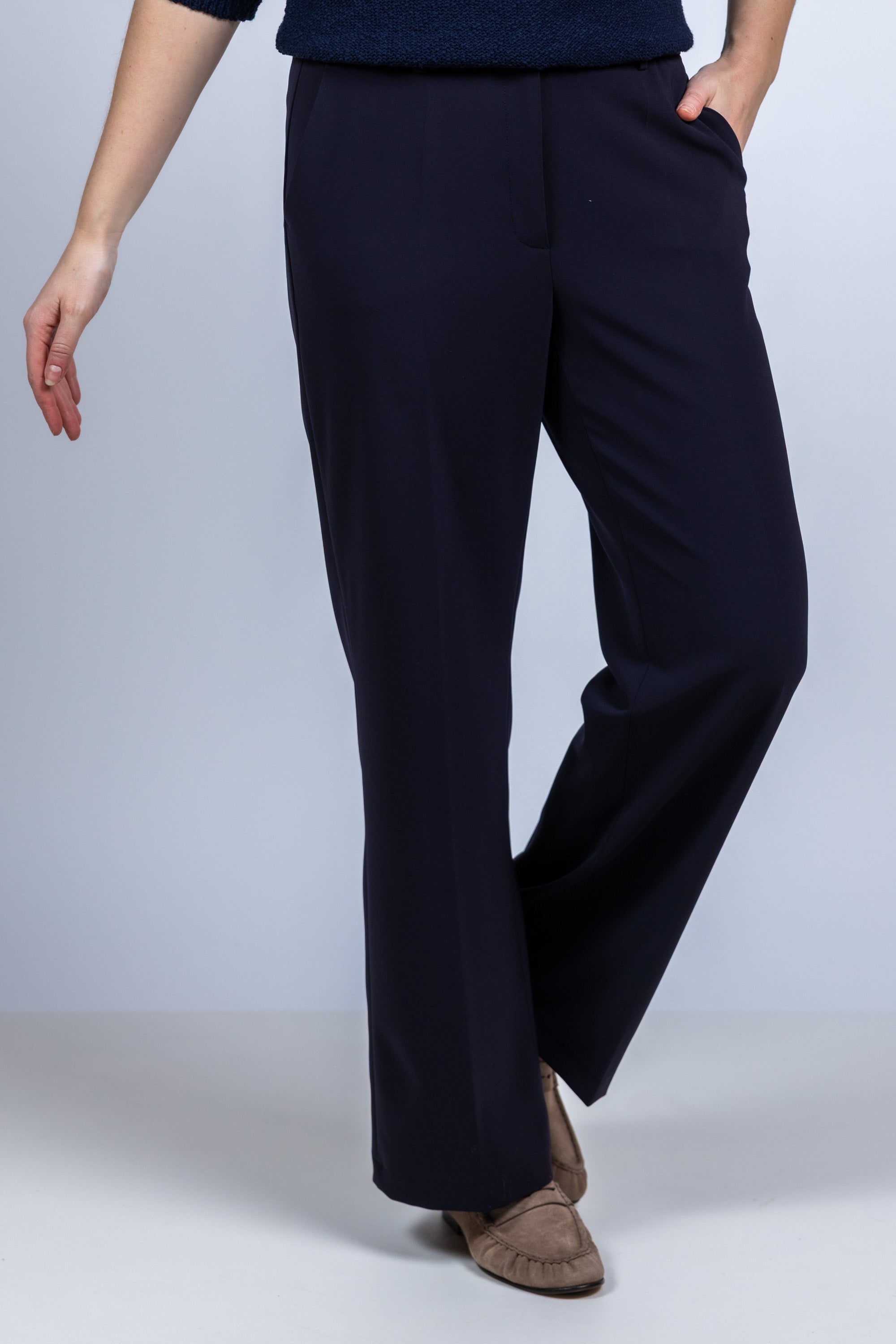 Wijde pantalon - Marine