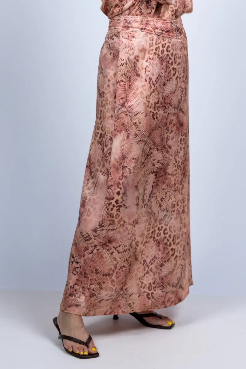 BA&SH BA&SH CIRIA Rok met print - Roze