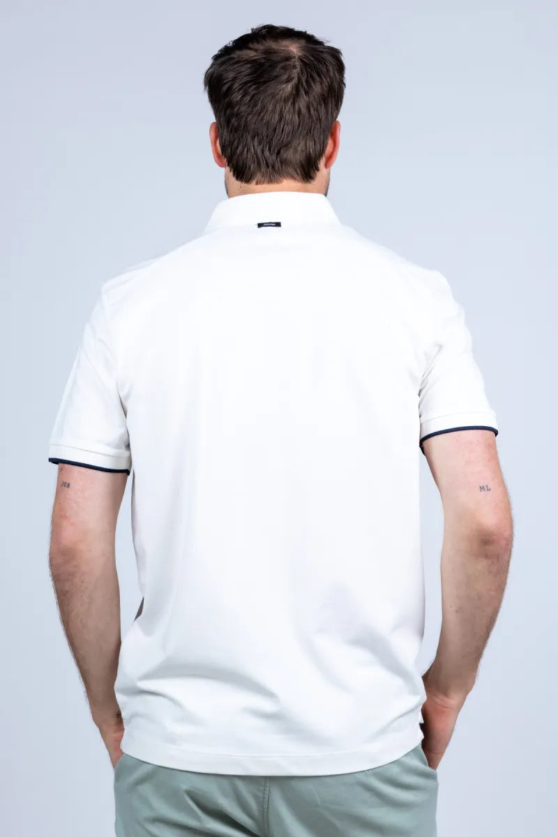 VANGUARD VANGUARD VPSS2604850 VANGUARD VPSS2604850 Polo met knopen - Wit