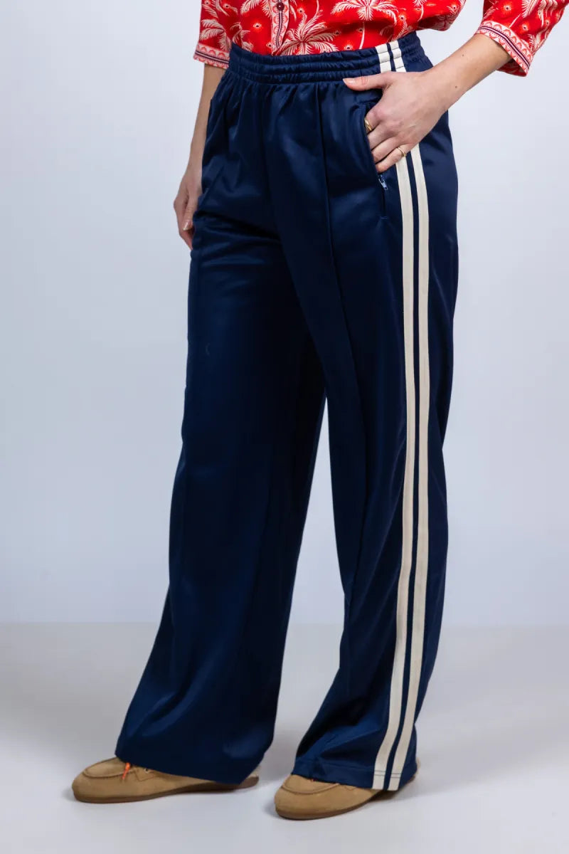 GEISHA GEISHA 61002-10 Broek met strepen - Marine