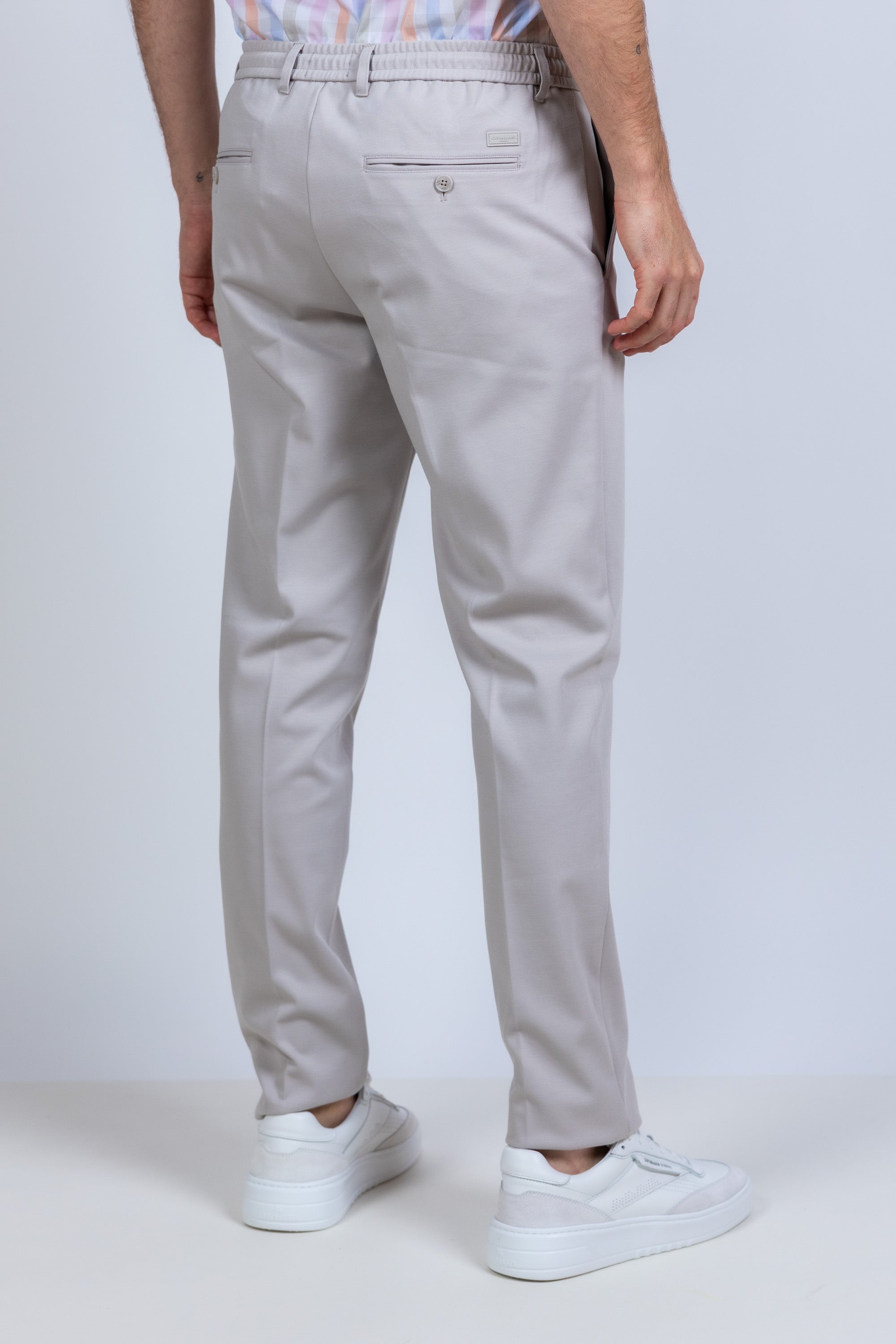 Broek met koord - Beige