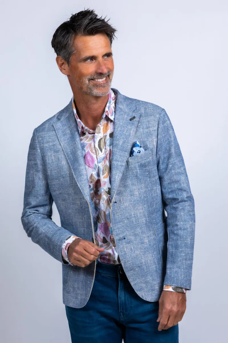 BOB BOB P26Picky591 UT591 BOB P26Picky591 UT591 Blazer met structuur - French blue