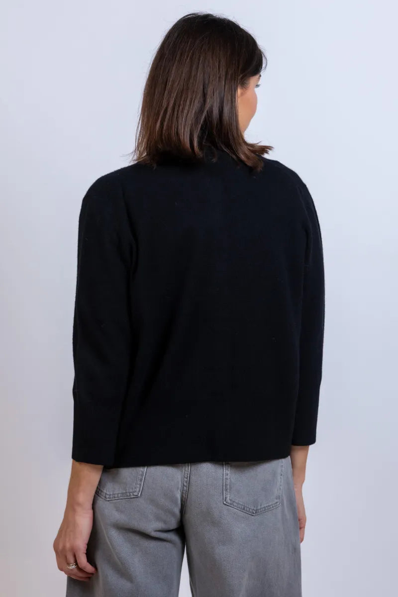 FFC Vest met knopen - Zwart